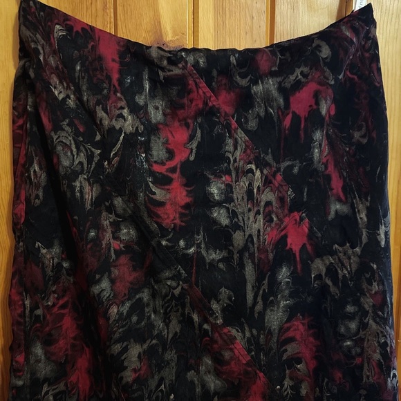 Vintage printed midi skirt - Picture 3 of 6